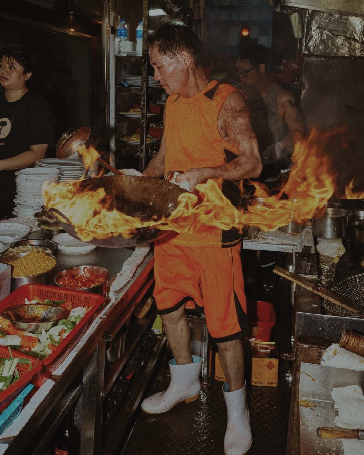 Cooking over fire